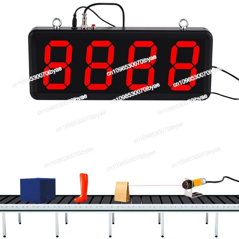 Infrared Sensor Automatic Counting Large LED Digital display 3/4/5/6 Bit Counter for Conveyor Belts 100-240V
Infrared Sensor Automatic Counting Large LED Digital display 3/4/5/6 Bit Counter for Conveyor Belts 100-240V