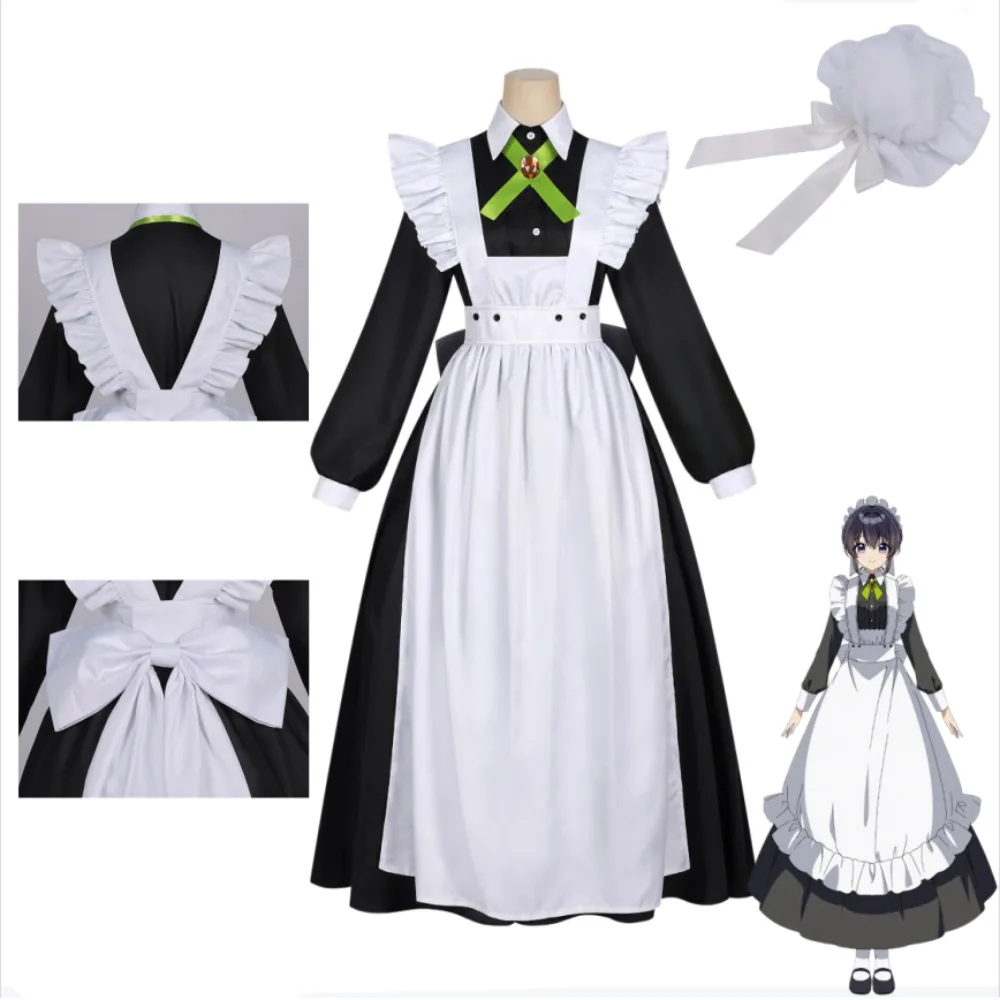 All Works Maid Celeste Cosplay Maid Outfit with Apron Bow Tie Accessories Adult Women Halloween Comic Con Stage Costume
All Works Maid Celeste Cosplay Maid Outfit with Apron Bow Tie Accessories Adult Women Halloween Comic Con Stage Costume
