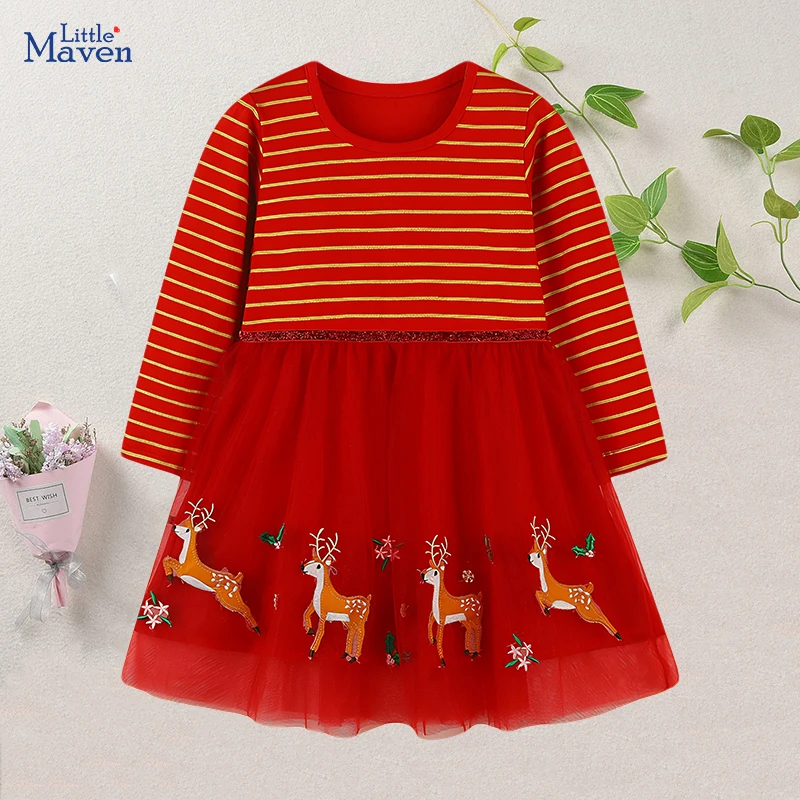 Little maven 2024 Christmas Costume for Girls Long Sleeve Dress Animal Christams Deer Children Clothing Baby Girls Dress
Little maven 2024 Christmas Costume for Girls Long Sleeve Dress Animal Christams Deer Children Clothing Baby Girls Dress