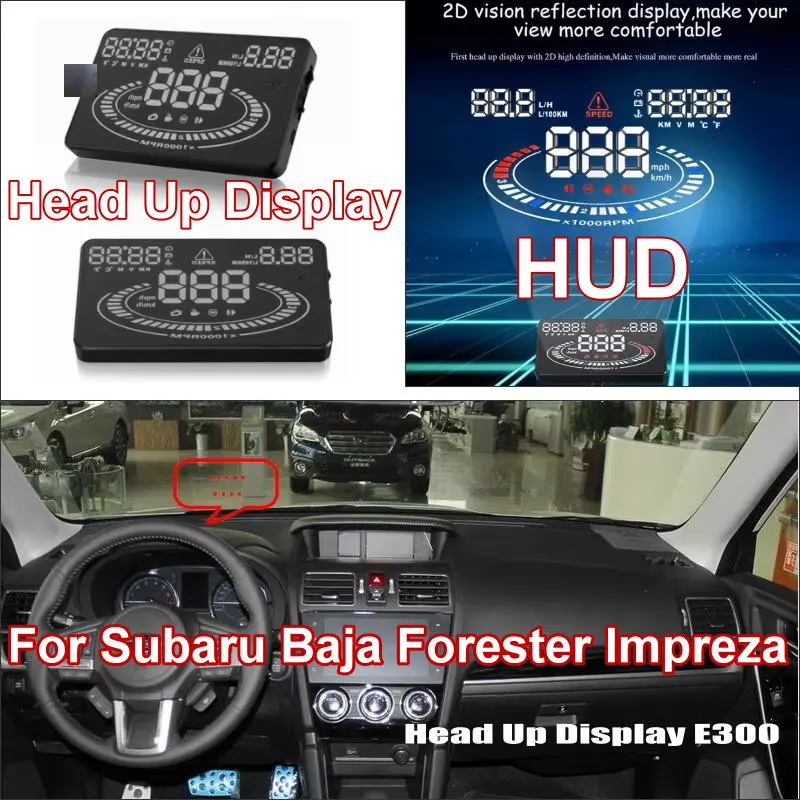 Car Headup HUD Head Up Display For Subaru Baja Forester Impreza 2011-2024 Auto Windshield Projector Accessories
Car Headup HUD Head Up Display For Subaru Baja Forester Impreza 2011-2024 Auto Windshield Projector Accessories