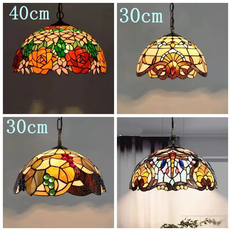 Retro mediterranean chandelier creative living dining room corridor porch balcony atmosphere stained glass chandelier
Retro mediterranean chandelier creative living dining room corridor porch balcony atmosphere stained glass chandelier