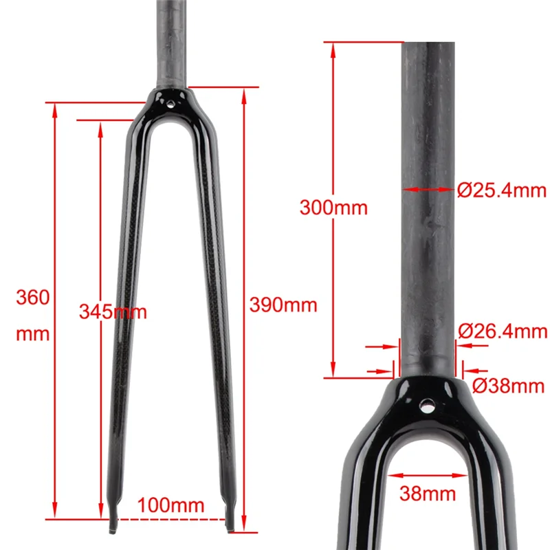Full Carbon Fiber Road Bike Front Fork Straight Tube Vintage Bicycle Fork 25.4 Road Front Fork Retro Bicycle Front Fork
Full Carbon Fiber Road Bike Front Fork Straight Tube Vintage Bicycle Fork 25.4 Road Front Fork Retro Bicycle Front Fork