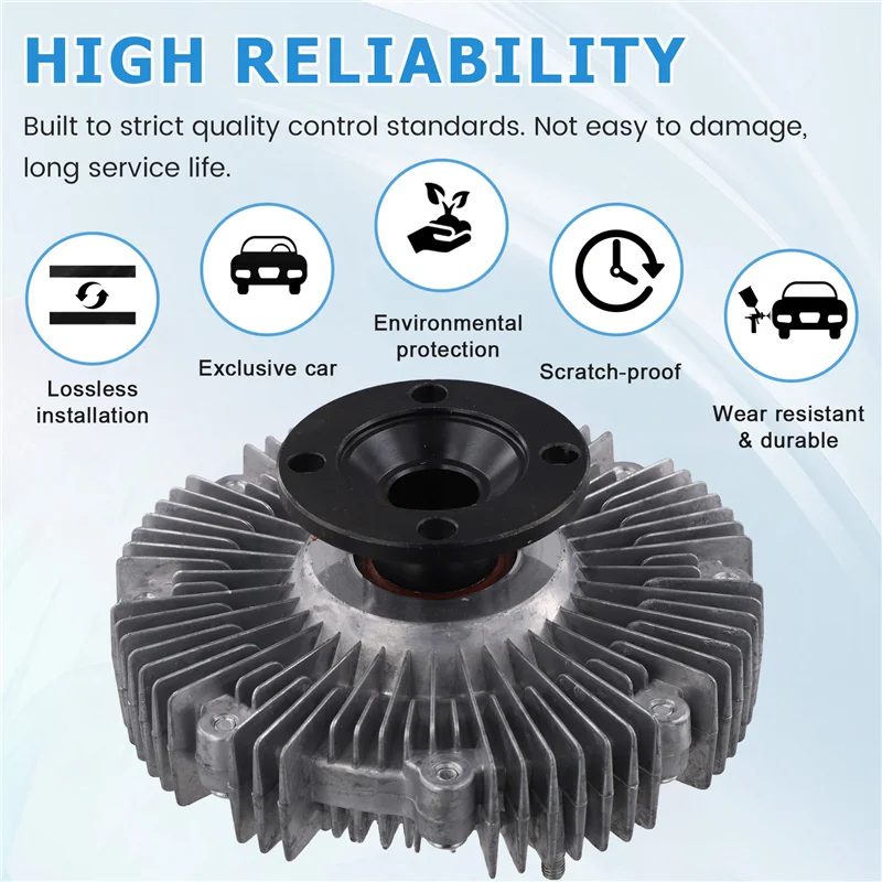 For TOYOTA HILUX FORTUNER 15-21 Engine Fluid Coupling Assembly 16210-0E010 162100E010 Cooling Fan Coupler Viscous Clutch
For TOYOTA HILUX FORTUNER 15-21 Engine Fluid Coupling Assembly 16210-0E010 162100E010 Cooling Fan Coupler Viscous Clutch
