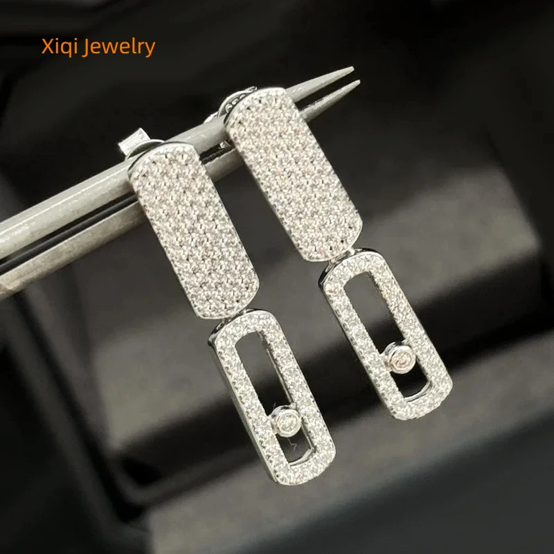 925 Sterling Silver Jewelry Women's Pendant Slip Oval Gloss Women's Bracelet Heavy Duty Working Texture Cubic Zirconia Luxury Br
925 Sterling Silver Jewelry Women's Pendant Slip Oval Gloss Women's Bracelet Heavy Duty Working Texture Cubic Zirconia Luxury Br