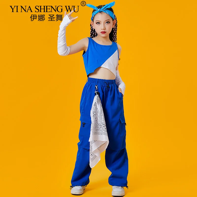 Girls Dance Costume Jazz Vest Top Hip-Hop Street Dance Practice Suit Performance Clothing Catwalk Trend Kids Party Wear
Girls Dance Costume Jazz Vest Top Hip-Hop Street Dance Practice Suit Performance Clothing Catwalk Trend Kids Party Wear