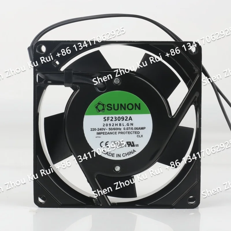Coolingfan SF23092A 2092HBL.GN Original SUNON 200V AC220-240V 0.07/0.06AMP DCEC 9025 90X90X25MM 9CM dual ball axial flow cabinet
Coolingfan SF23092A 2092HBL.GN Original SUNON 200V AC220-240V 0.07/0.06AMP DCEC 9025 90X90X25MM 9CM dual ball axial flow cabinet