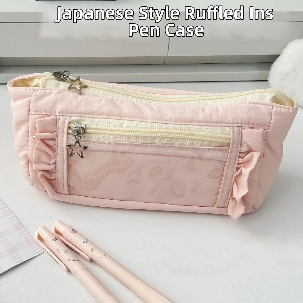 Trendy Large Capacity Pencil Case Sweet DIY Ita Bag Pencil Storage Bag Cute Simple Makeup Bag Student
Trendy Large Capacity Pencil Case Sweet DIY Ita Bag Pencil Storage Bag Cute Simple Makeup Bag Student