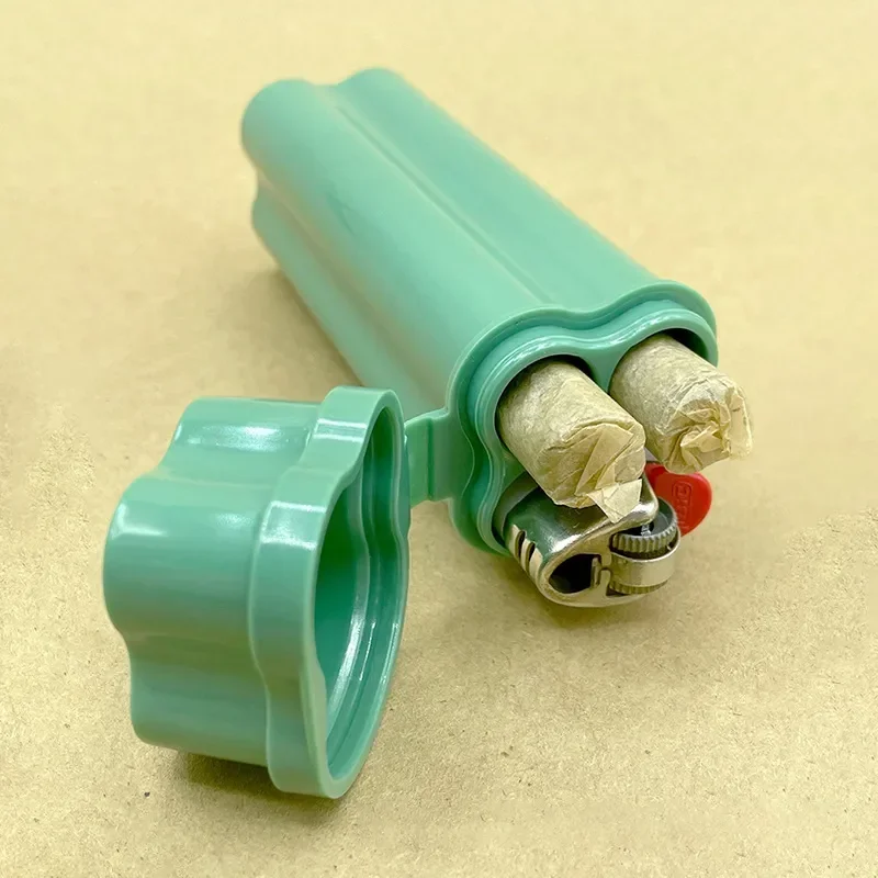 One-piece Flip-top Cigarette Case Kit with Two Holes Including Lighter for Easy Storage and Carrying Around Smoking Accessories
One-piece Flip-top Cigarette Case Kit with Two Holes Including Lighter for Easy Storage and Carrying Around Smoking Accessories