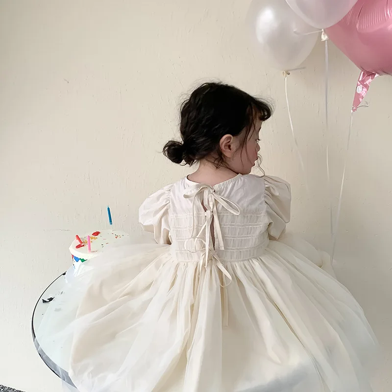 Korean Style New Spring Autumn Girls Party Dresses Layer Mesh Kids Princess Dress Birthday Wedding Children Clothes
Korean Style New Spring Autumn Girls Party Dresses Layer Mesh Kids Princess Dress Birthday Wedding Children Clothes