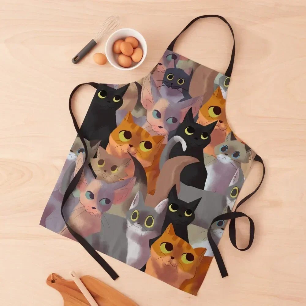 Lotsa cats Apron Utensils For Kitchen Hairdresser useful gadgets for home Apron
Lotsa cats Apron Utensils For Kitchen Hairdresser useful gadgets for home Apron