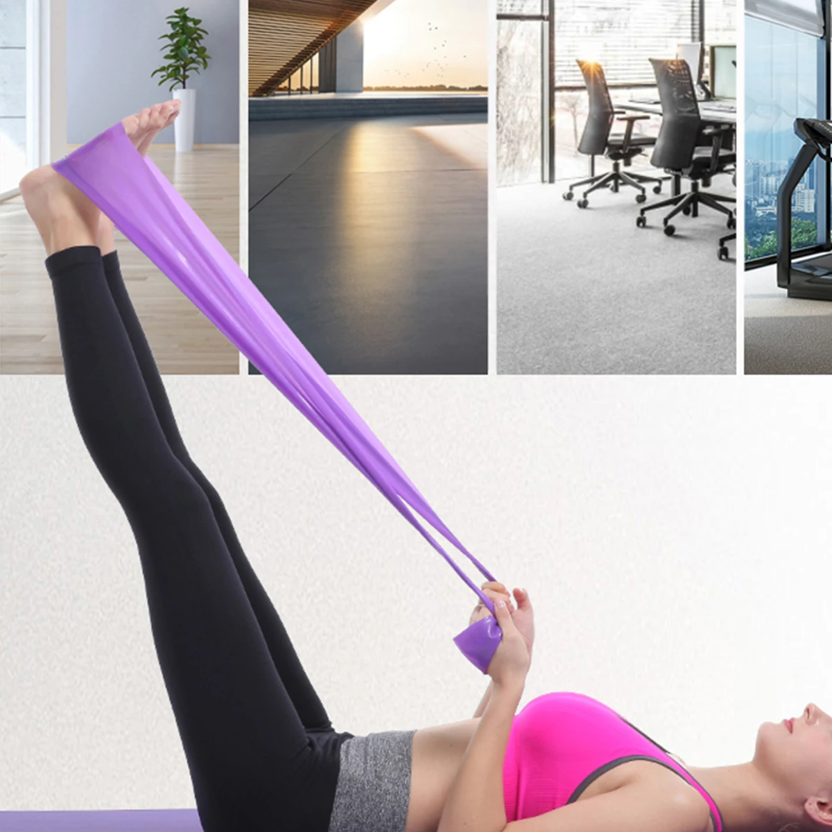 3pcs 1.8M Yoga Strap Resistance Band Stretch Belt Exercise Elastic Pulling Rope Fitness Flexibility Training Pink Purple Blue
3pcs 1.8M Yoga Strap Resistance Band Stretch Belt Exercise Elastic Pulling Rope Fitness Flexibility Training Pink Purple Blue