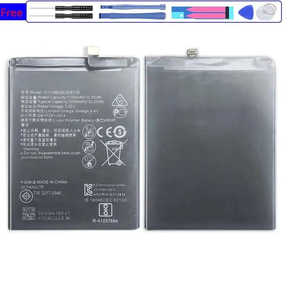 HB386280ECW Премиум-замена 3200 мАч для Huawei Ascend P10 Honor 9 Stf-L09 Stf-AL10 аккумулятор мобильного телефона
HB386280ECW Премиум-замена 3200 мАч для Huawei Ascend P10 Honor 9 Stf-L09 Stf-AL10 аккумулятор мобильного телефона