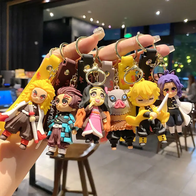 41 Styles Demon Slayer Kimetsu No Yaiba Blade of Ghost Keychain Cute Characters Bag Decor Car Key Chain Ring Fans Gift
41 Styles Demon Slayer Kimetsu No Yaiba Blade of Ghost Keychain Cute Characters Bag Decor Car Key Chain Ring Fans Gift