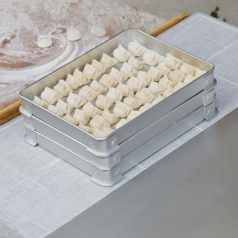 Large Capacity Aluminum Square Plate Freshness Preservation Box Japanese Cuisine Dumpling Box Stackable Baking Dish Kitchenware
Large Capacity Aluminum Square Plate Freshness Preservation Box Japanese Cuisine Dumpling Box Stackable Baking Dish Kitchenware