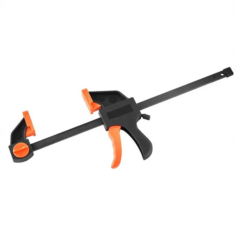 Bar Clamps for Woodworking, 2-Pack 12 inch and 2-Pack 6 inch, One-Handed Clamp/Spreader, Quick-Grip F-Clamp with 154 lbs Load Limit, Premium Plastic and Steel, for Woodworking Metal working
Bar Clamps for Woodworking, 2-Pack 12 inch and 2-Pack 6 inch, One-Handed Clamp/Spreader, Quick-Grip F-Clamp with 154 lbs Load Limit, Premium Plastic and Steel, for Woodworking Metal working
