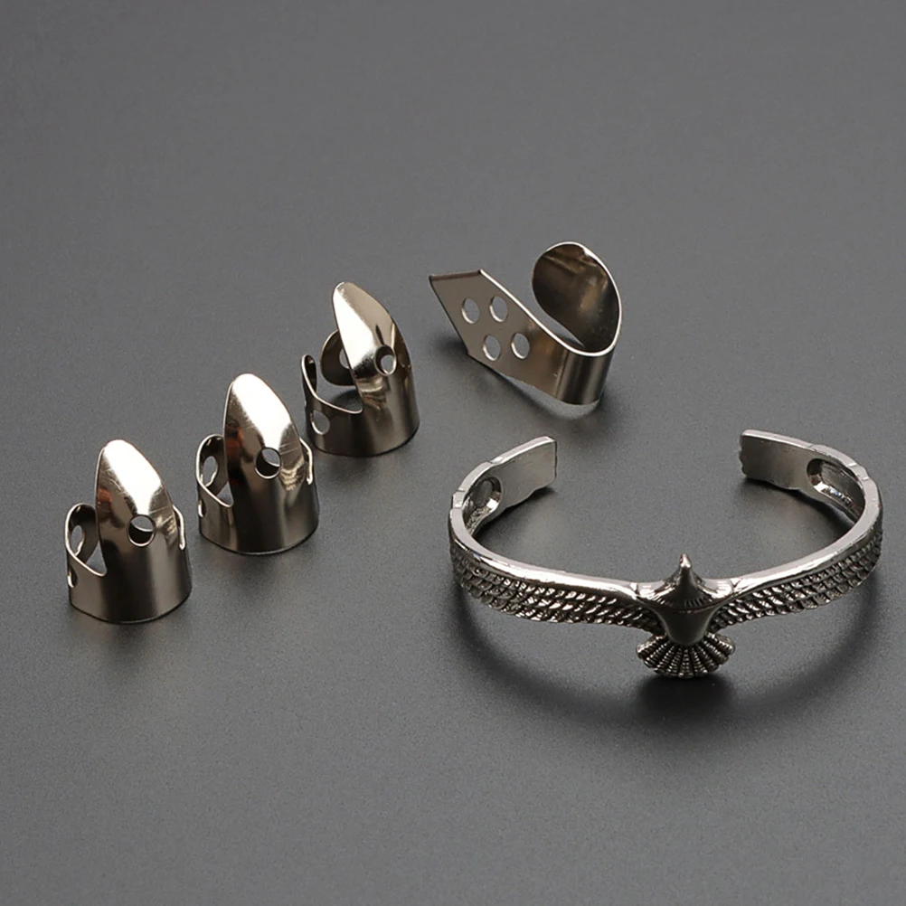 Silver Bracelet Guitar Fingertip Protectors Pick Gold and Guards Metal Covers for Picks
Silver Bracelet Guitar Fingertip Protectors Pick Gold and Guards Metal Covers for Picks