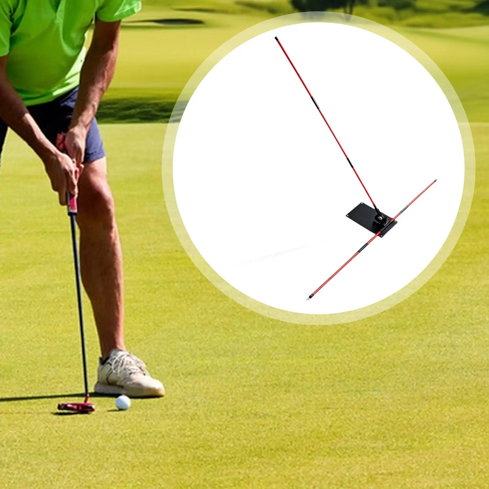 Golf Swing Training Aid with Alignment Rods Portable Posture Corrector Practice Tool for Sport Golf Accessories
Golf Swing Training Aid with Alignment Rods Portable Posture Corrector Practice Tool for Sport Golf Accessories