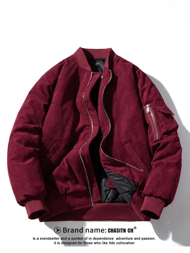 Красная хлопковая куртка для мужчин, зимняя, новогодняя, вельветовая, утепленная, для пар, в стиле китайского Нового года, модная.
Красная хлопковая куртка для мужчин, зимняя, новогодняя, вельветовая, утепленная, для пар, в стиле китайского Нового года, модная.