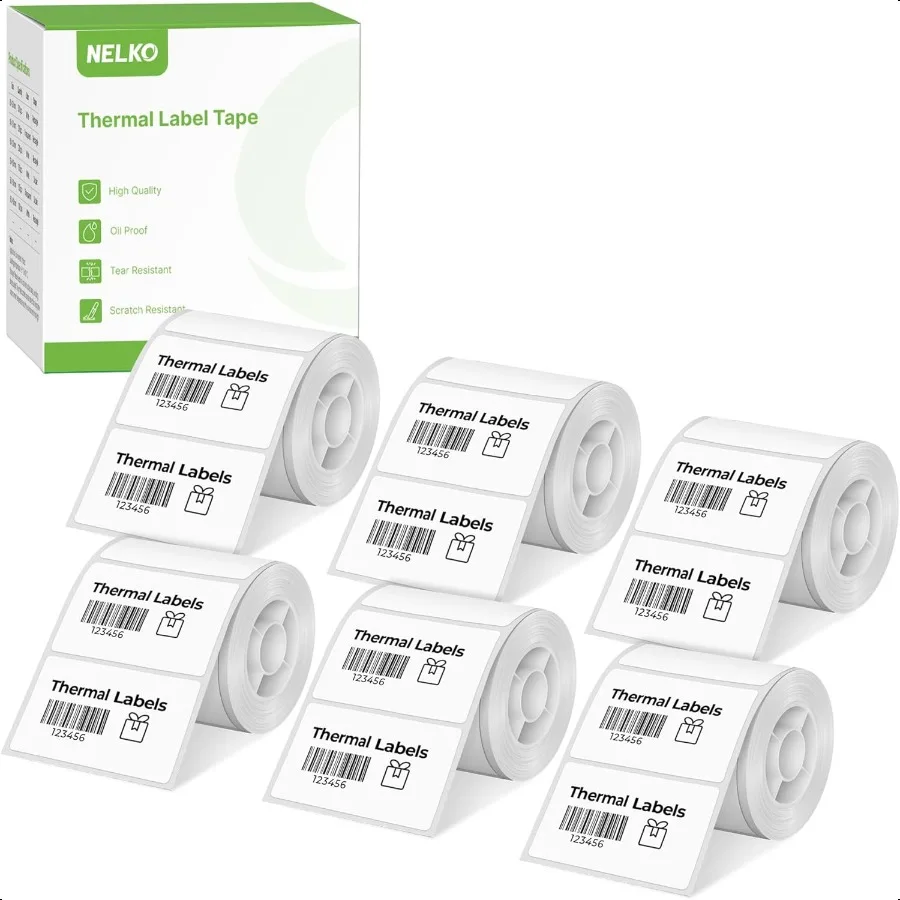 Термоэтикетки для изготовления этикеток PM220 2 x 1,18 дюйма, 50x30 мм, термонаклейка, водонепроницаемая многоцелевая лента для этикеток, 6 рулонов, 23 шт. 
Термоэтикетки для изготовления этикеток PM220 2 x 1,18 дюйма, 50x30 мм, термонаклейка, водонепроницаемая многоцелевая лента для этикеток, 6 рулонов, 23 шт.