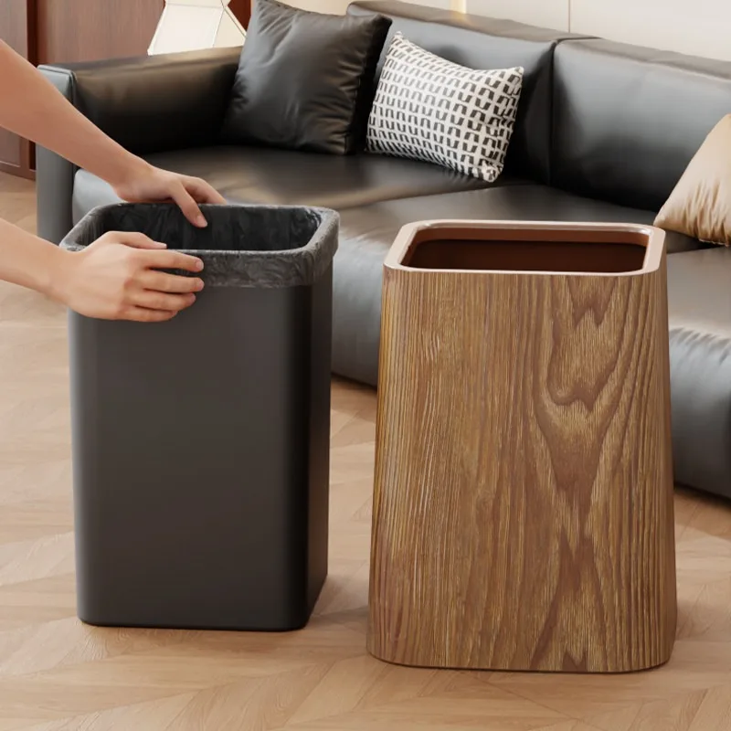 Retro Wood Grain Luxury Trash Bin Elegant Household Waste Can for Living Room Bedroom Office High End Stylish Garbage Storage
Retro Wood Grain Luxury Trash Bin Elegant Household Waste Can for Living Room Bedroom Office High End Stylish Garbage Storage