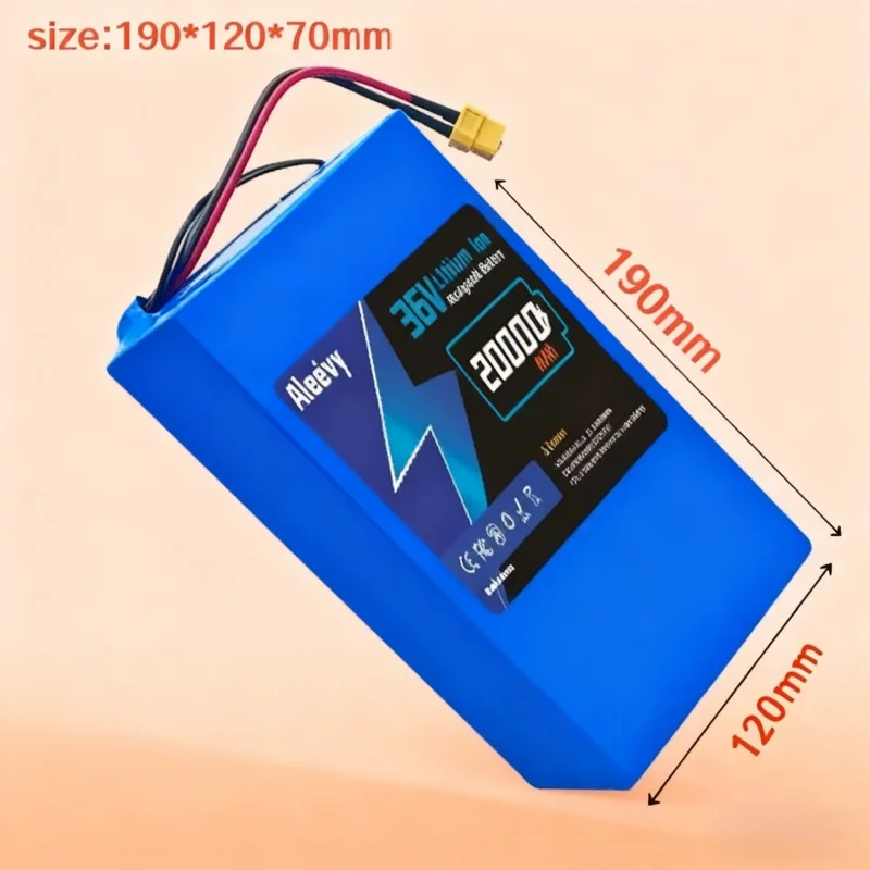36V 20Ah 20000mAh 10S6P 18650 Li-ion Battery Pack for , High Power Rechargeable Battery with BMS for Long Distance Riding
36V 20Ah 20000mAh 10S6P 18650 Li-ion Battery Pack for , High Power Rechargeable Battery with BMS for Long Distance Riding