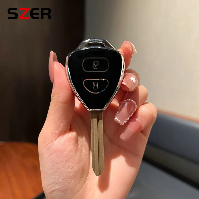TPU Car Key Case Cover Shell Fob For Toyota Corolla Camry Reiz RAV4 Crown Avalon Venza Matrix Yaris 4Runner Blank Accessories
TPU Car Key Case Cover Shell Fob For Toyota Corolla Camry Reiz RAV4 Crown Avalon Venza Matrix Yaris 4Runner Blank Accessories