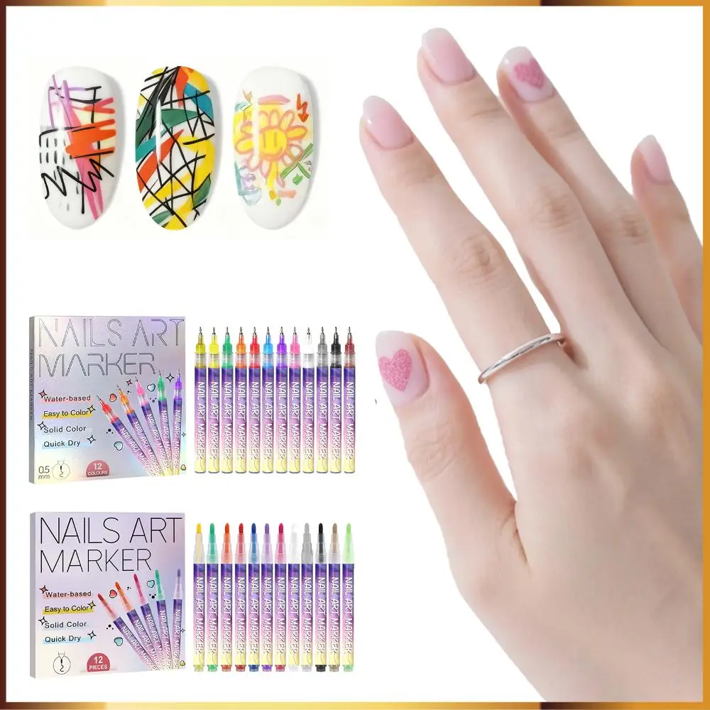 12 Colors Graffiti Dotting Pen DIY Drawing Painting Liner Brush for Nails Art Design Manicure Nail DIY Decoration
12 Colors Graffiti Dotting Pen DIY Drawing Painting Liner Brush for Nails Art Design Manicure Nail DIY Decoration