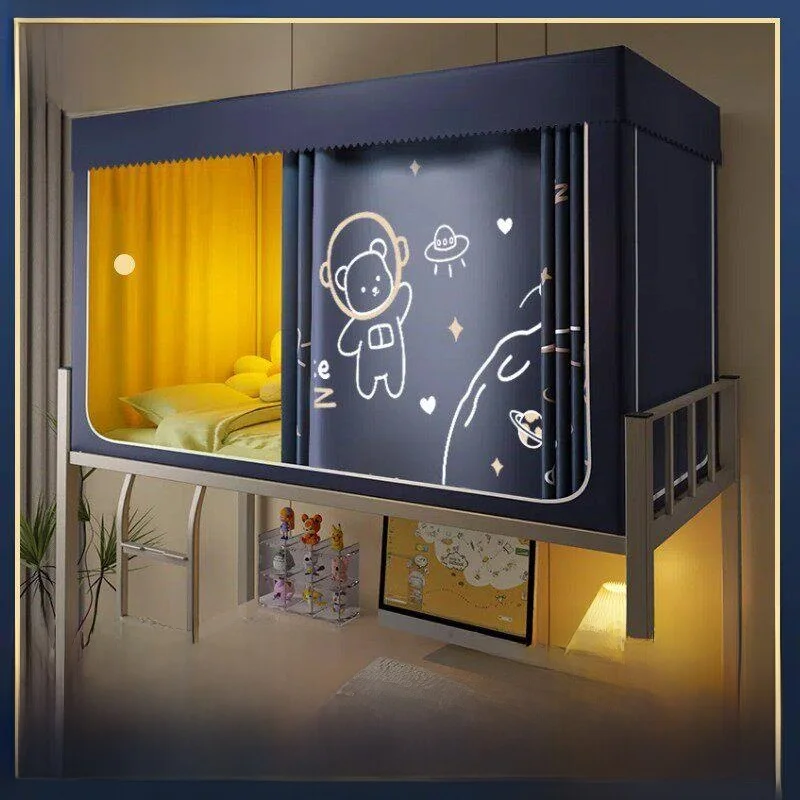 University Three-Door Integrated Mosquito Net Privacy Bed Curtain Top-Bottom Bunk Bed Curtain Dormitory Strong Light Blocking
University Three-Door Integrated Mosquito Net Privacy Bed Curtain Top-Bottom Bunk Bed Curtain Dormitory Strong Light Blocking
