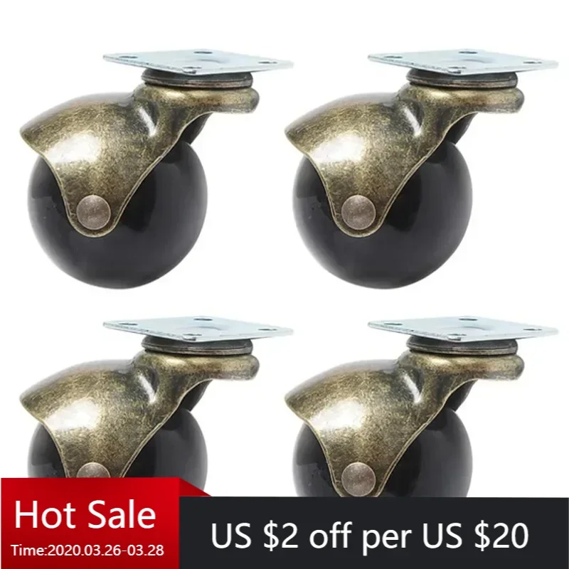 Universal Swivel Casters 2'' Antique Copper Ball Caster Office Chair Caster Wheels Antique Brass
Universal Swivel Casters 2'' Antique Copper Ball Caster Office Chair Caster Wheels Antique Brass