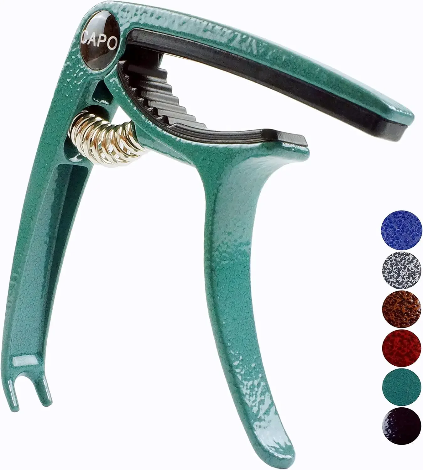 Lightweight Zinc Alloy Guitar Capo for Acoustic, Electric, Bass, Mandolin, Banjo, Ukulele in Dark Green
Lightweight Zinc Alloy Guitar Capo for Acoustic, Electric, Bass, Mandolin, Banjo, Ukulele in Dark Green