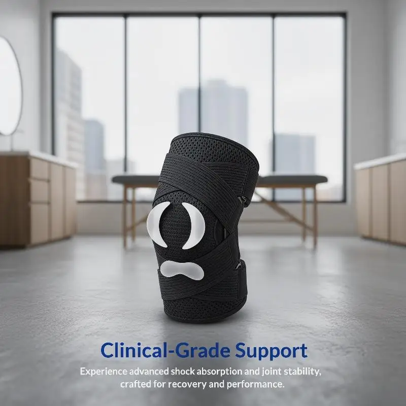 Designed for Comfort Knee Brace with Compression Stabilizers and Adjustable Support for Activities
Designed for Comfort Knee Brace with Compression Stabilizers and Adjustable Support for Activities