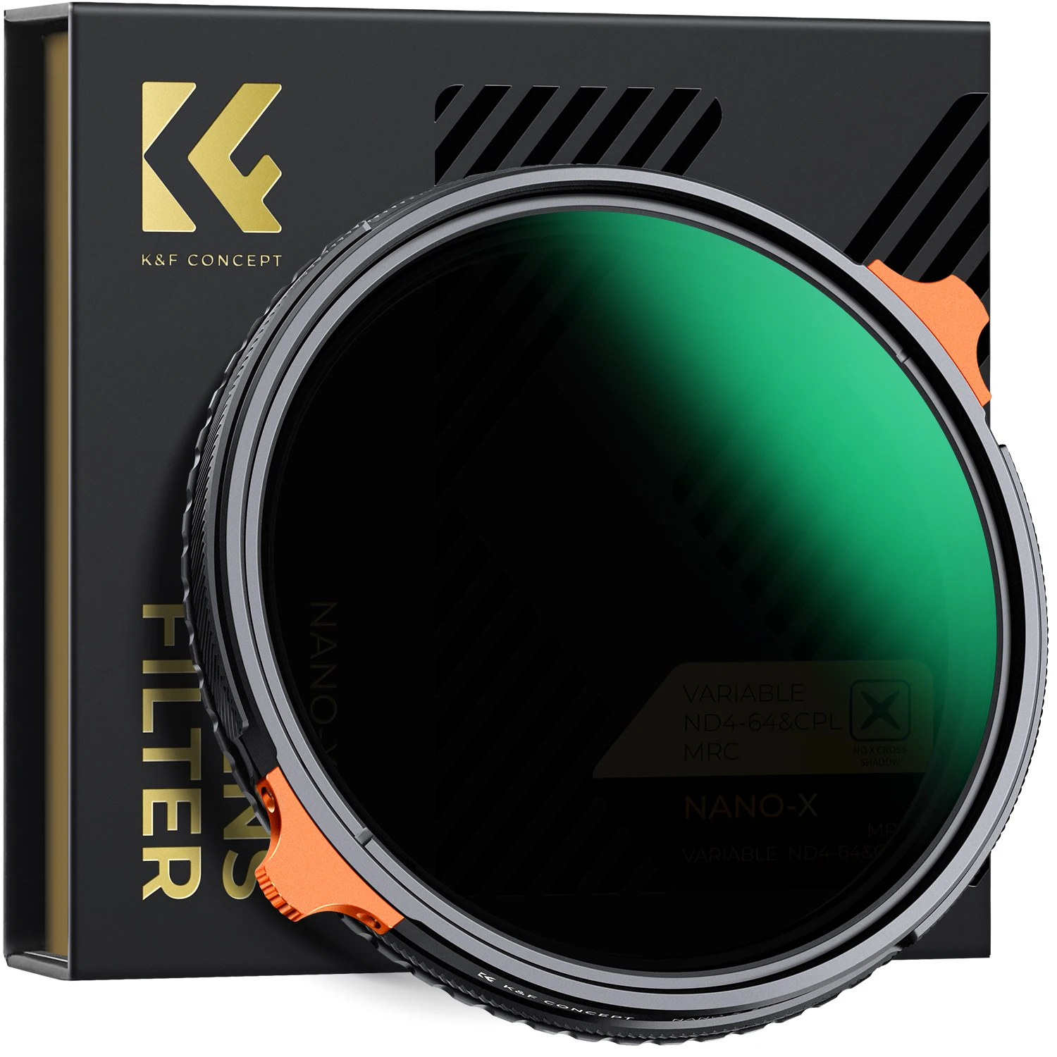 K&F CONCEPT ND4-64 (2-6 Stop) Variable ND Filter and CPL Circular Polarizing Filter 2 in 1 28 Layers Coated Nano-Xcel Series
K&F CONCEPT ND4-64 (2-6 Stop) Variable ND Filter and CPL Circular Polarizing Filter 2 in 1 28 Layers Coated Nano-Xcel Series