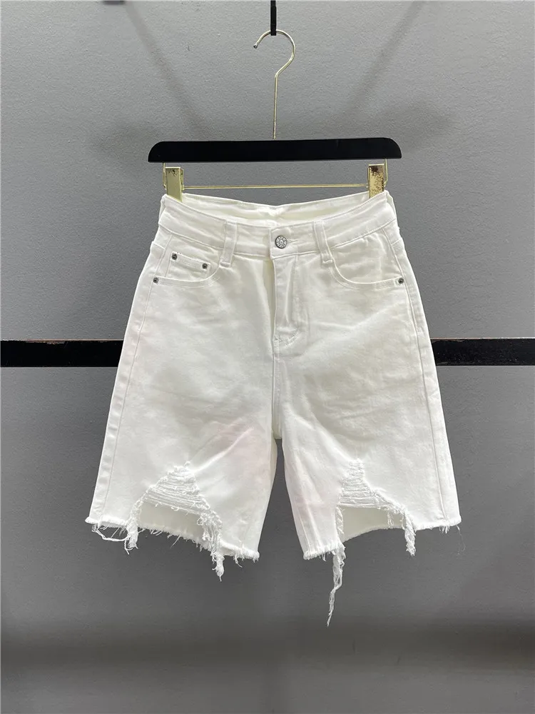 White Casual High Waist Straight Leg Jeans Women's 2026 Summer New Style Slimming Five-Point Pants Cotton Stretch Denim
White Casual High Waist Straight Leg Jeans Women's 2026 Summer New Style Slimming Five-Point Pants Cotton Stretch Denim