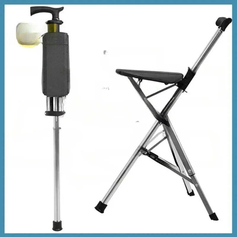 Non-slip with Stool for The Elderly Trekking Pole Crutch Stool Crutch Chair Foldable Multi-functional
Non-slip with Stool for The Elderly Trekking Pole Crutch Stool Crutch Chair Foldable Multi-functional