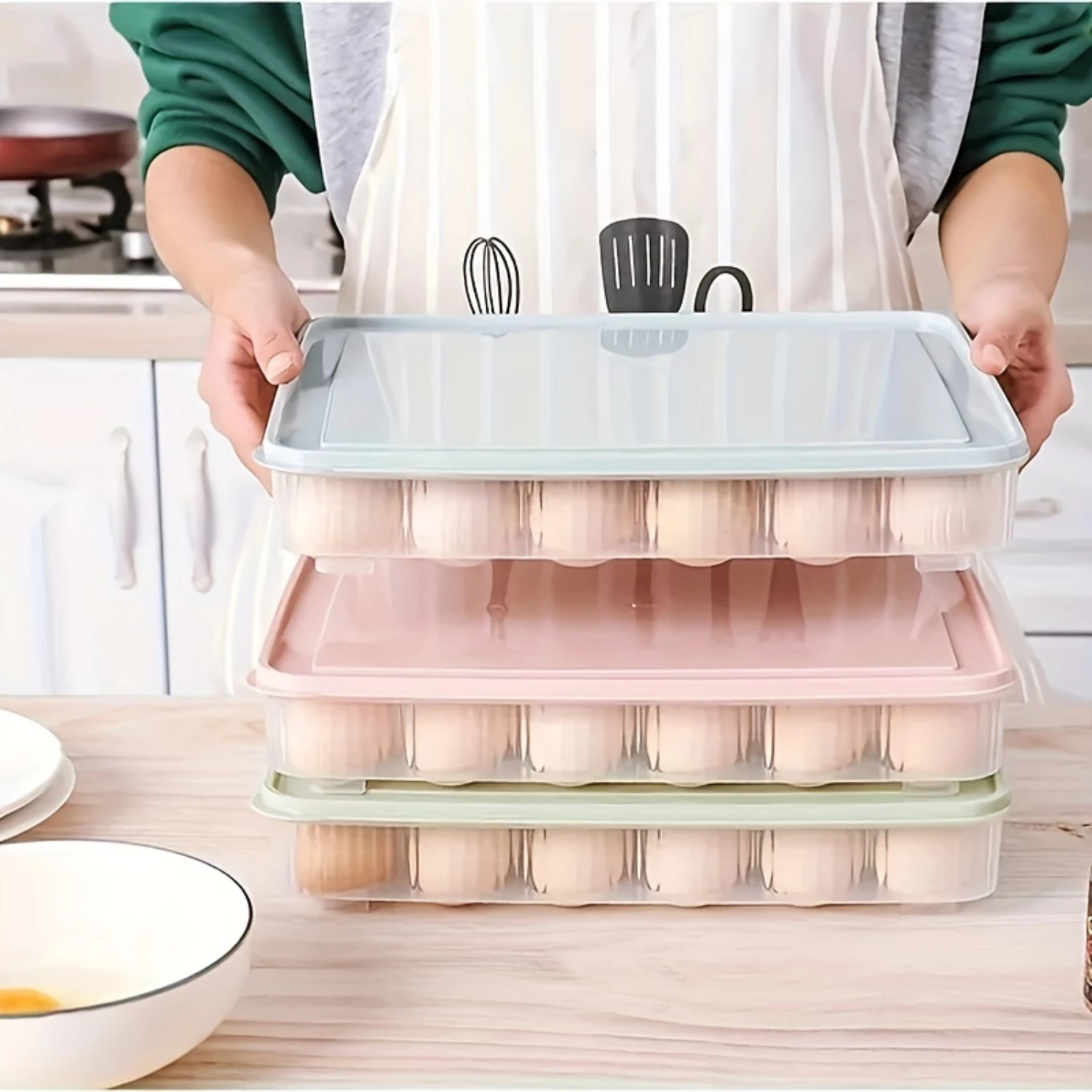 1pc, Refrigerator Egg Food Box Egg Tray Egg Grid Transparent Plastic Box For Storing Eggs Commercial Restaurant Supplies Baki
1pc, Refrigerator Egg Food Box Egg Tray Egg Grid Transparent Plastic Box For Storing Eggs Commercial Restaurant Supplies Baki