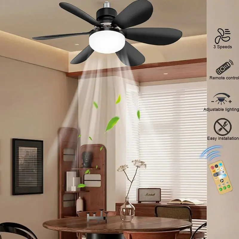 NEW LED 30W/40W Ceiling Fan Light E27 with Remote Control for Dimming, Suitable for Living Room Study Household
NEW LED 30W/40W Ceiling Fan Light E27 with Remote Control for Dimming, Suitable for Living Room Study Household
