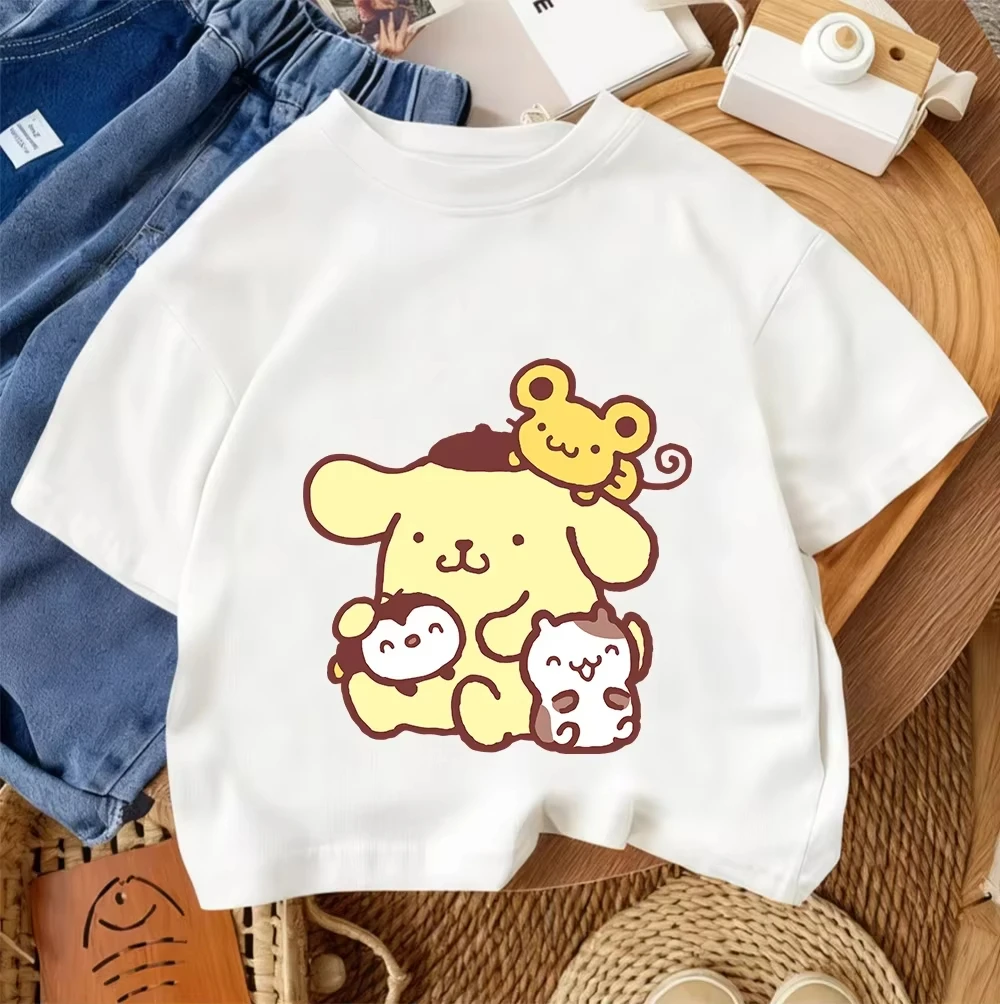 2026 Soft Crew Neck Tee Cute Kawaii Design Summer Casual Wear Pom Pom Purin Boys Girls
2026 Soft Crew Neck Tee Cute Kawaii Design Summer Casual Wear Pom Pom Purin Boys Girls