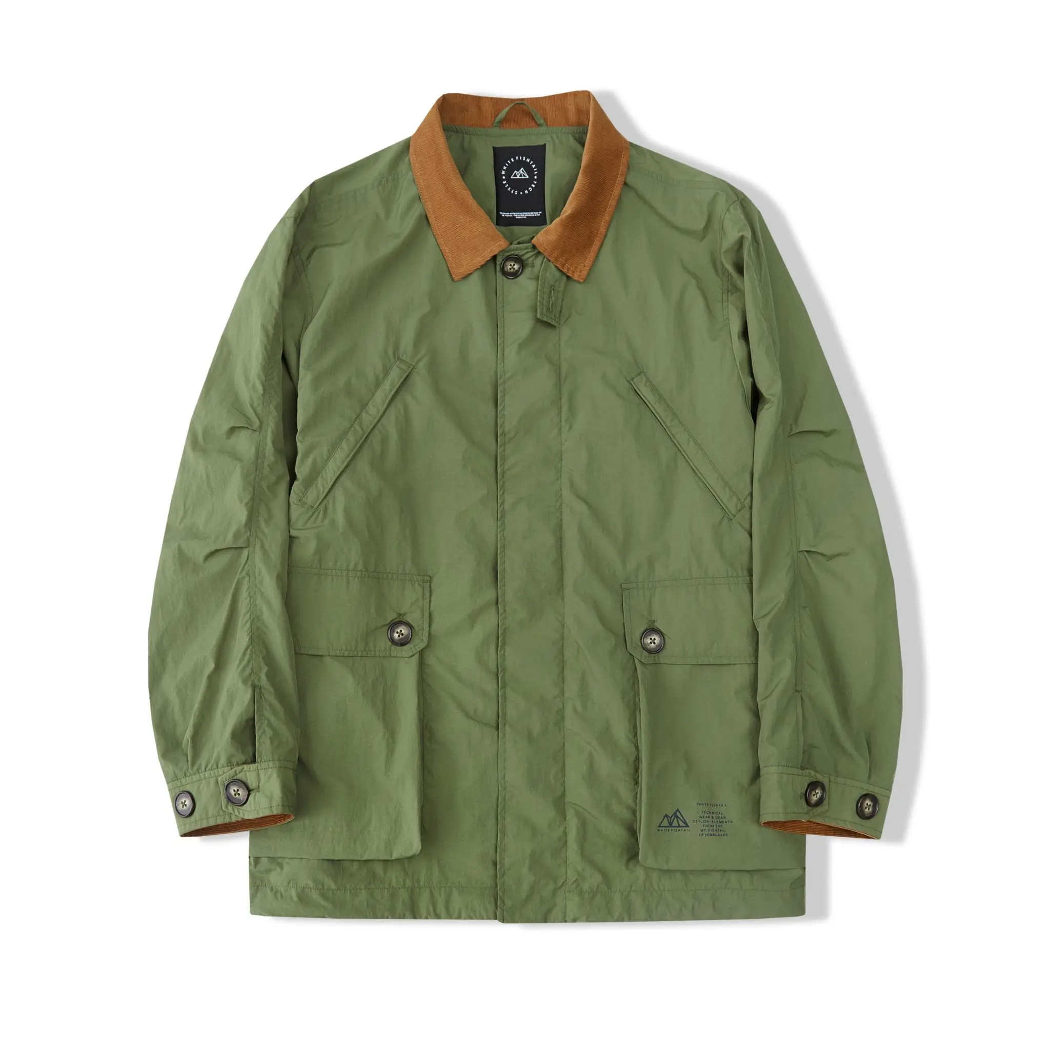 White fishtail/vintage lightweight multi-pocket outdoor hunting jacket corduroy neck men's casual jacket trend
White fishtail/vintage lightweight multi-pocket outdoor hunting jacket corduroy neck men's casual jacket trend