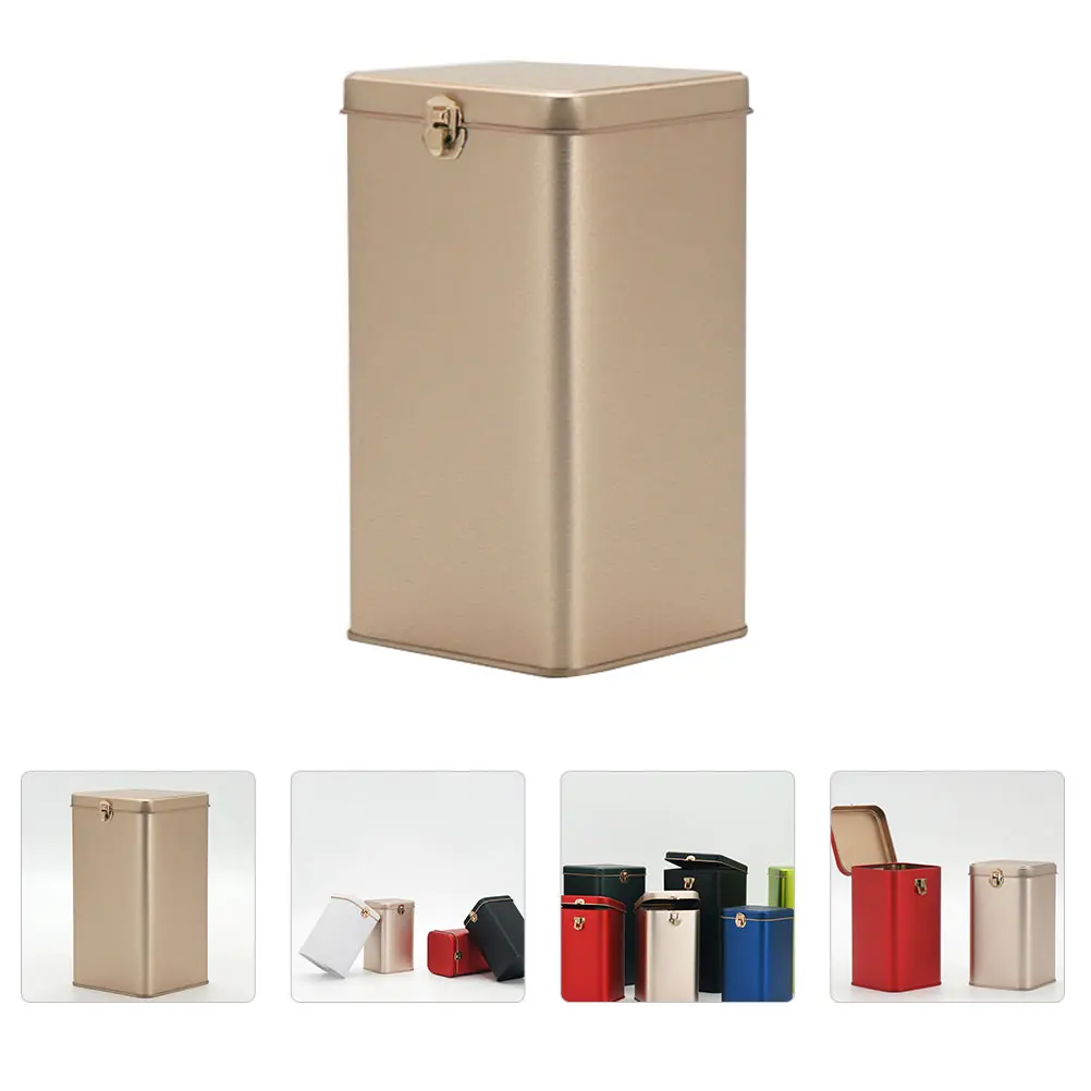 Tea Canister Sealed Tinplate Storage Container Retro Simplicity Dustproof MoistureProof Strong Household Gift Packaging
Tea Canister Sealed Tinplate Storage Container Retro Simplicity Dustproof MoistureProof Strong Household Gift Packaging