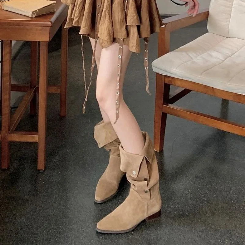 Mid Calf Chunky Chelsea Boots Women Winter Shoes 2023 New Designer Suede High Boots Casual Mid Heels Goth Snow Motorcycle Botas
Mid Calf Chunky Chelsea Boots Women Winter Shoes 2023 New Designer Suede High Boots Casual Mid Heels Goth Snow Motorcycle Botas