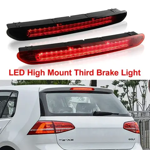 1pc LED Rear Third Stop Lights For Volkswagen Golf 6 Golf 7 Mk6 Polo Hatchback 6R 2011-2017 5K0945087B Rear Brake Light