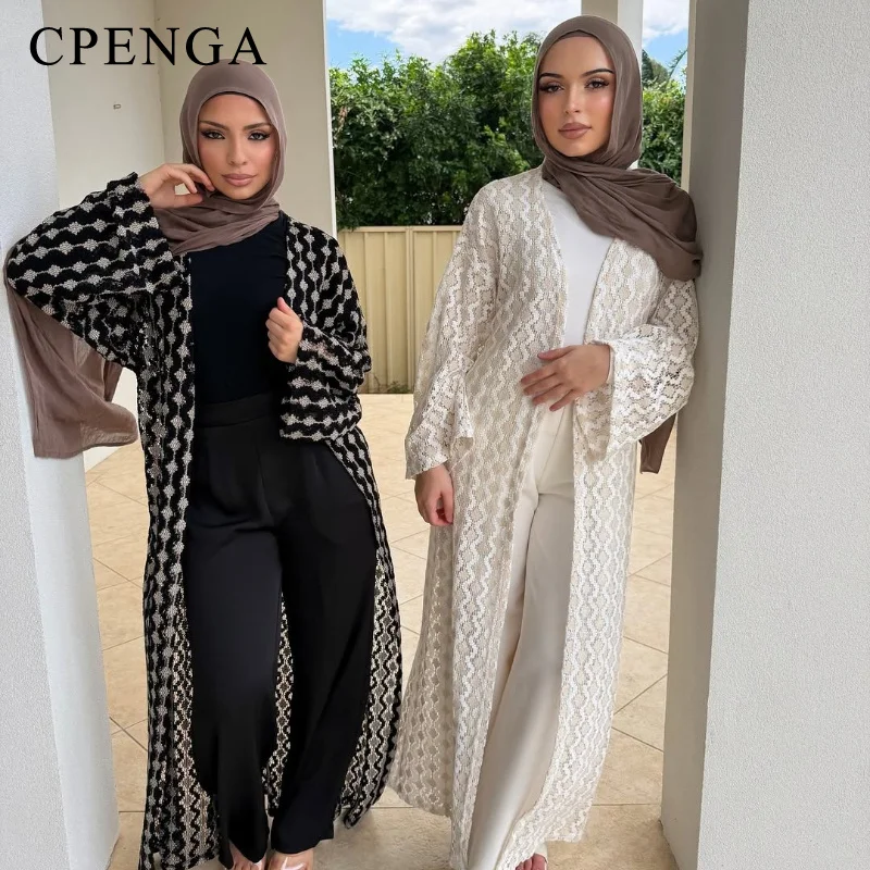 Luxury Dubai Modest Abaya Dress for Muslim Women Eid Islamic Holiday Party Outerwear Elegant Arabic Cardigan Coat Turkey Kaftan
Luxury Dubai Modest Abaya Dress for Muslim Women Eid Islamic Holiday Party Outerwear Elegant Arabic Cardigan Coat Turkey Kaftan