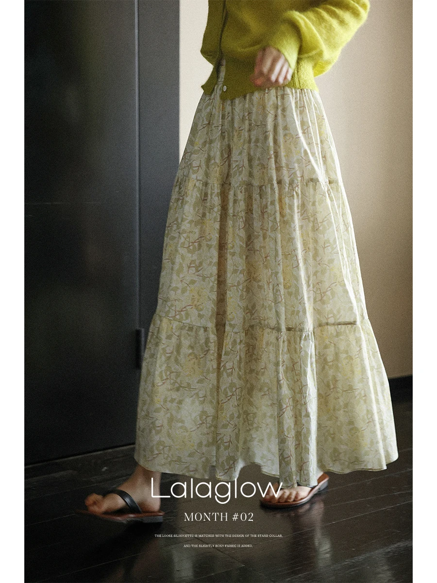 Lalaglow Spring 2026 Pure Cotton A-Line Floral Cake Skirt Women's f-length Spring Break Time French Sle Midi Skirt
Lalaglow Spring 2026 Pure Cotton A-Line Floral Cake Skirt Women's f-length Spring Break Time French Sle Midi Skirt
