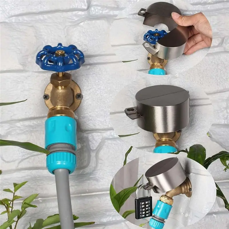 ABJS Outdoor Faucet Lock System -Gate Valve LockoutDevice -Prevent Water Theft By Cover and Code Lock, Stop Unauthorized
ABJS Outdoor Faucet Lock System -Gate Valve LockoutDevice -Prevent Water Theft By Cover and Code Lock, Stop Unauthorized