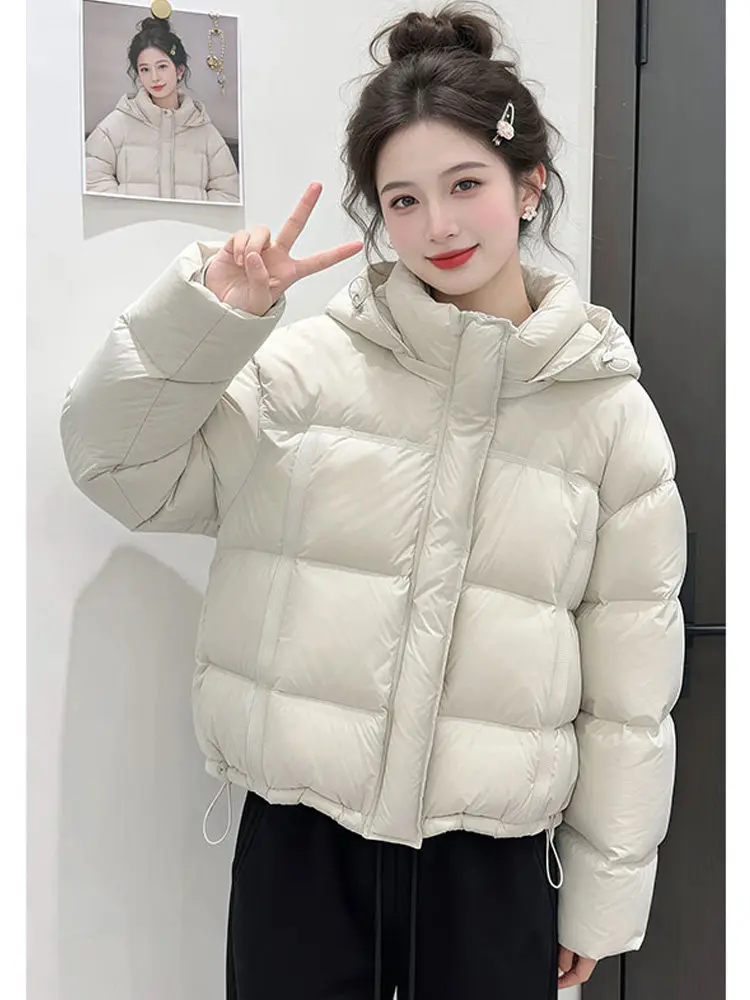 Women's Faionable Thiened Cotton Jaet Winter Coat Puffy Sensation Hooded Warm Casual Long Sve Simple Sle Clothing
Women's Faionable Thiened Cotton Jaet Winter Coat Puffy Sensation Hooded Warm Casual Long Sve Simple Sle Clothing
