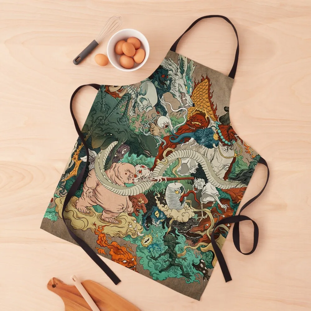 Japanese kaiju monsters Apron Women's Novelties Kitchen And Home Cute Kitchen Accessories Apron
Japanese kaiju monsters Apron Women's Novelties Kitchen And Home Cute Kitchen Accessories Apron