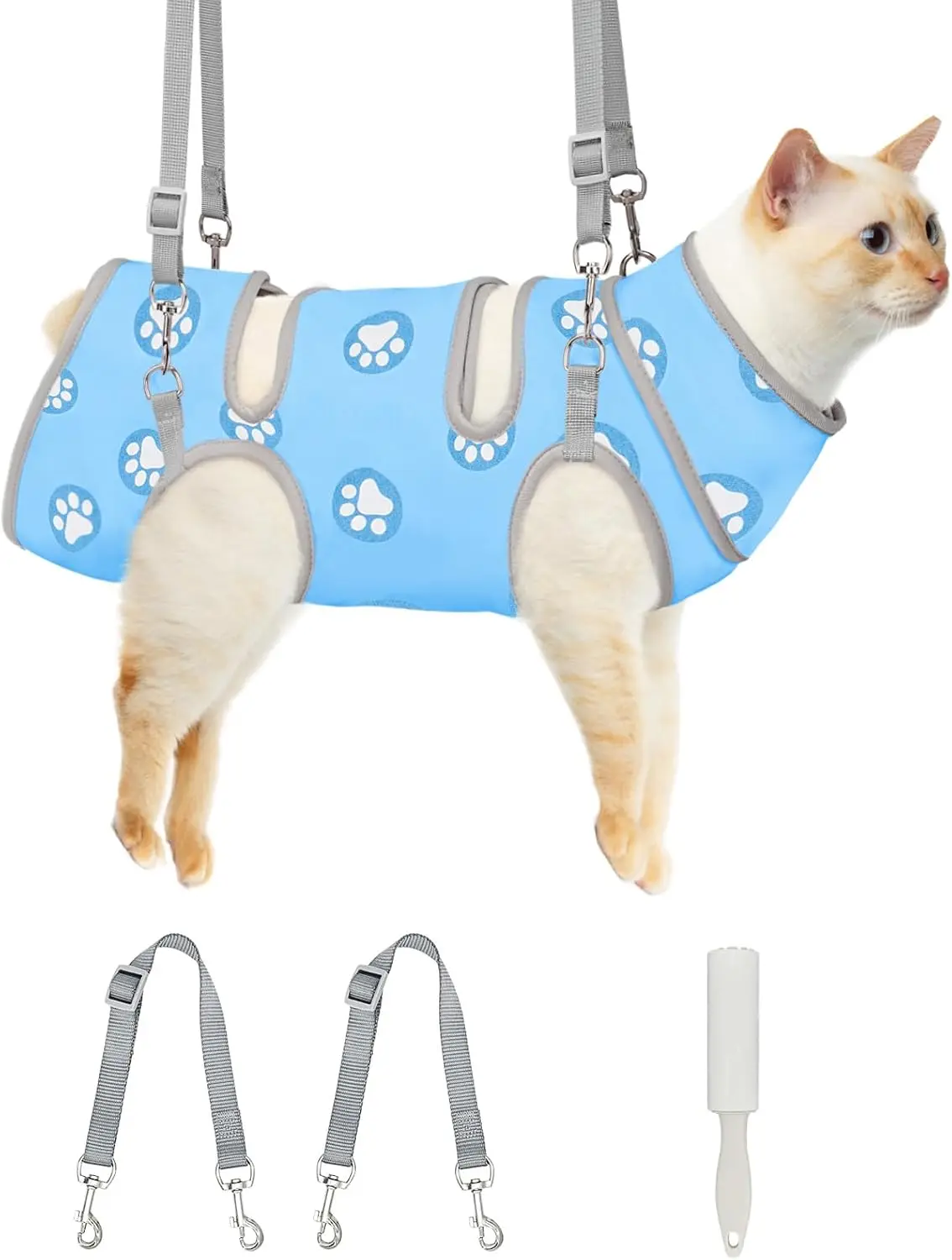 Cat Grooming Hammock, Soft Fabric Nail C Hammock, Self-Adhesive Wrap For Cutting Nails, Quickly Calm Down For Medicine, Teeth
Cat Grooming Hammock, Soft Fabric Nail C Hammock, Self-Adhesive Wrap For Cutting Nails, Quickly Calm Down For Medicine, Teeth