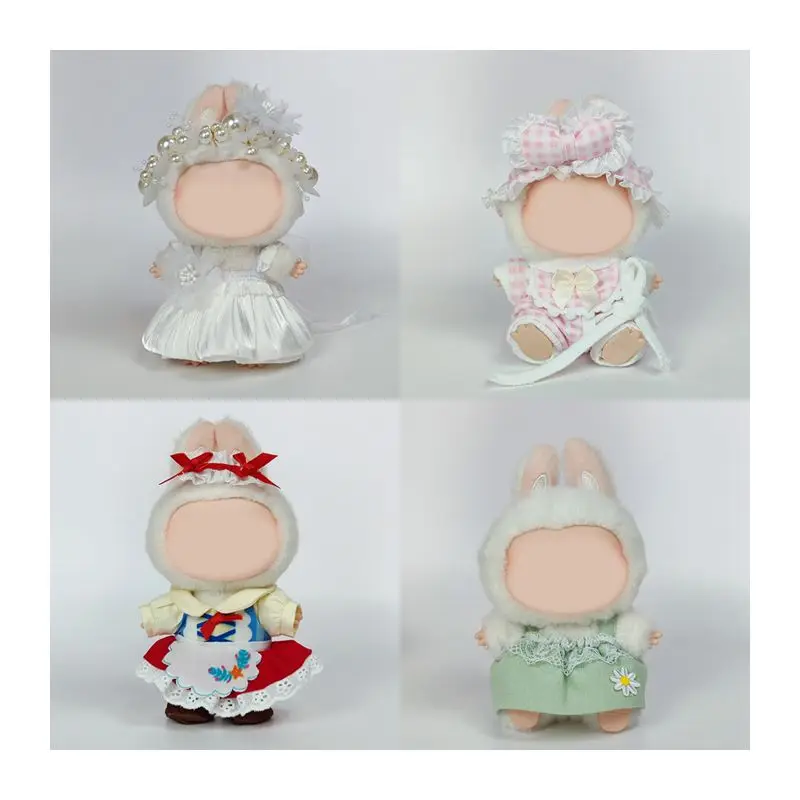 For Labubu Doll Outfit Set Cute Maid Dress Red Bows Headband Brown Shoes Plush Toy Cosplay Costume
For Labubu Doll Outfit Set Cute Maid Dress Red Bows Headband Brown Shoes Plush Toy Cosplay Costume