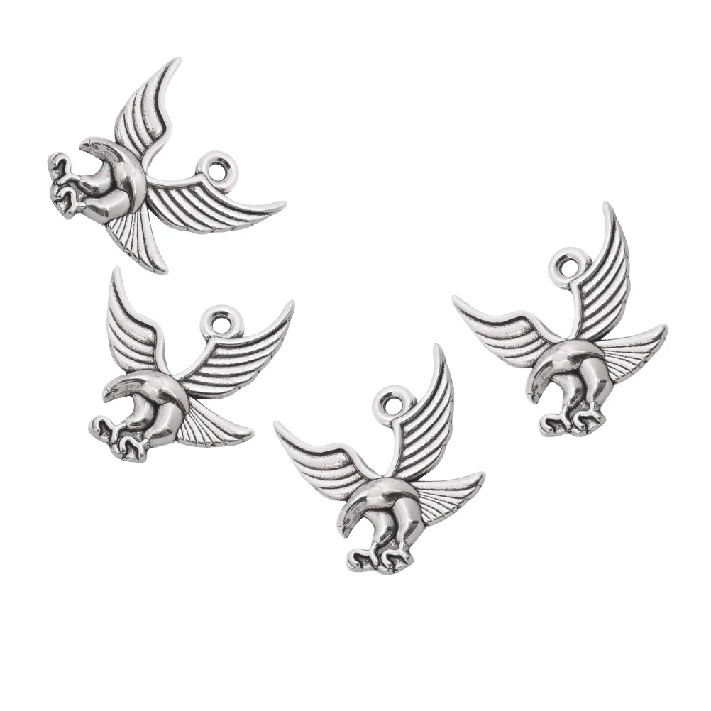 20pcs Eagle Pendant Charm Alloy DIY Jewelry Making Pendants Choker Necklace Bracelet Earrings Accessories Gift
20pcs Eagle Pendant Charm Alloy DIY Jewelry Making Pendants Choker Necklace Bracelet Earrings Accessories Gift