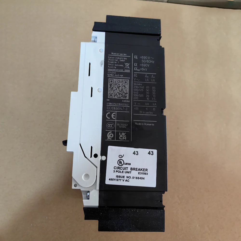 NZMN1-A63-NA Molded Case Circuit Breaker UL489 CSA
NZMN1-A63-NA Molded Case Circuit Breaker UL489 CSA